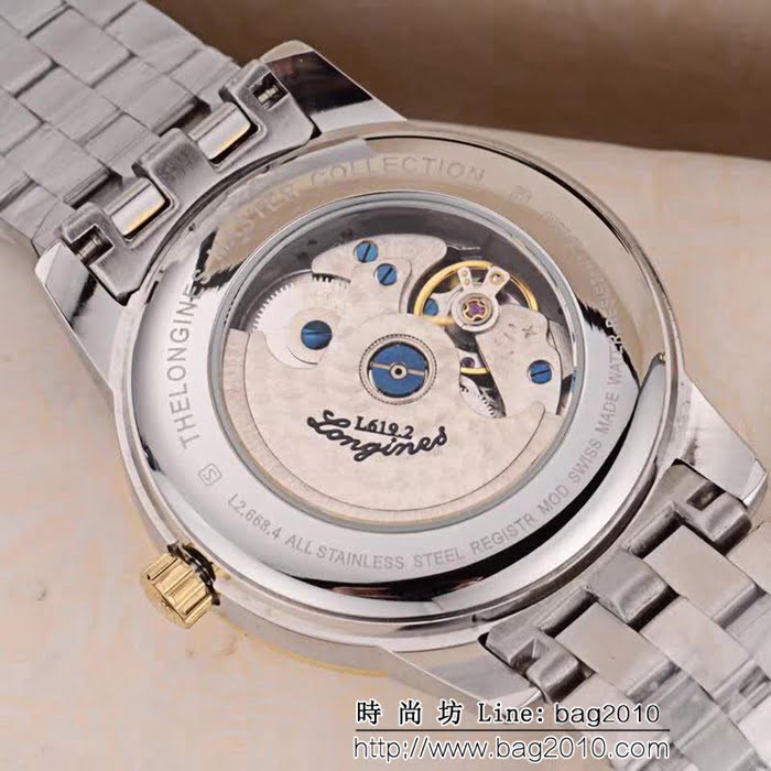 LONGINES浪琴 最新款式 全自動機械機芯 精品男士腕表 WSS1343